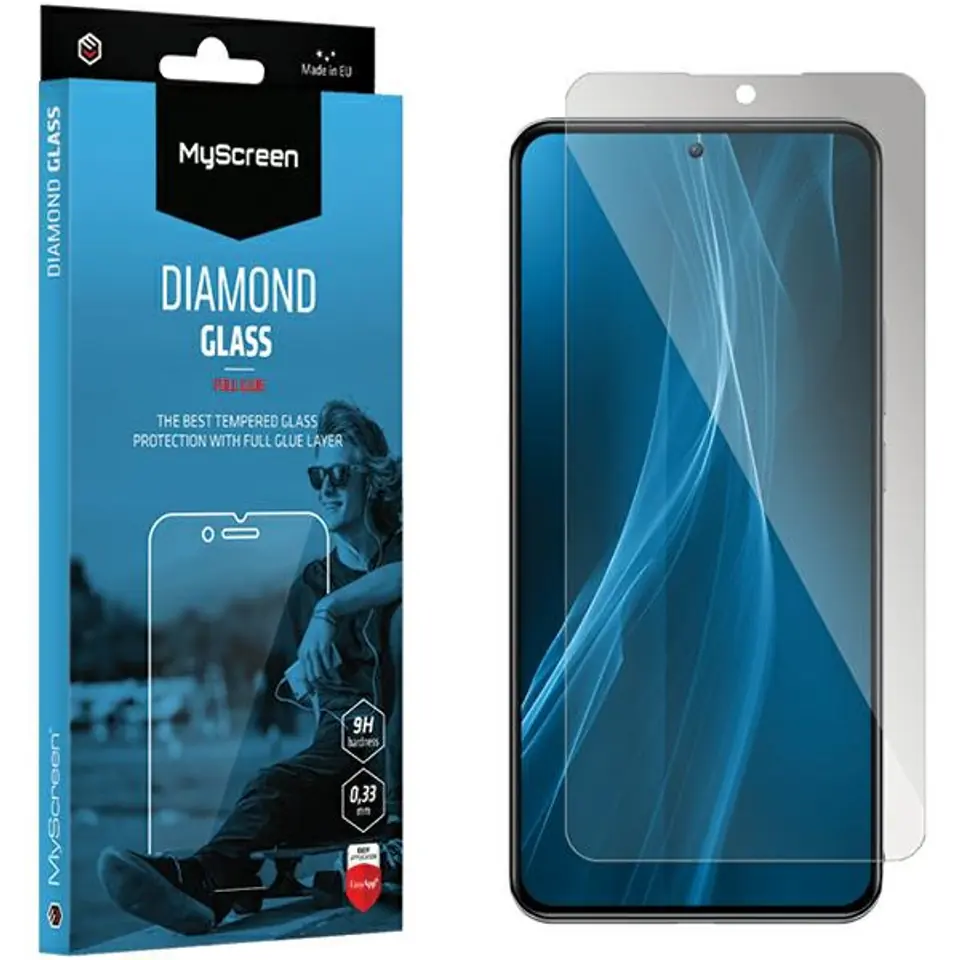 ⁨MS Diamond Glass Edge FG Huawei Nova 11 czarny/black Full Glue⁩ w sklepie Wasserman.eu