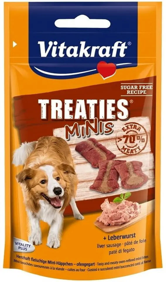 ⁨VITAKRAFT Treaties Minis with liver - dog treat - 48 g⁩ at Wasserman.eu