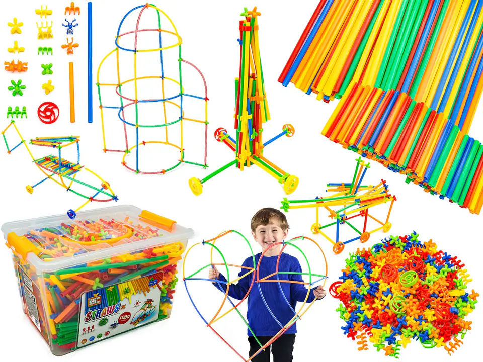 ⁨Construction Straws, Blocks, Sticks 1200 El, Trunk, 3D New Version⁩ at Wasserman.eu