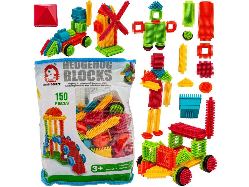 ⁨Building Blocks, Wafers, Hedgehogs, Combs 150 pieces⁩ at Wasserman.eu