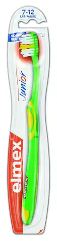 ⁨Elmex Children's toothbrush JUNIOR 7-12 years soft 1pcs⁩ at Wasserman.eu