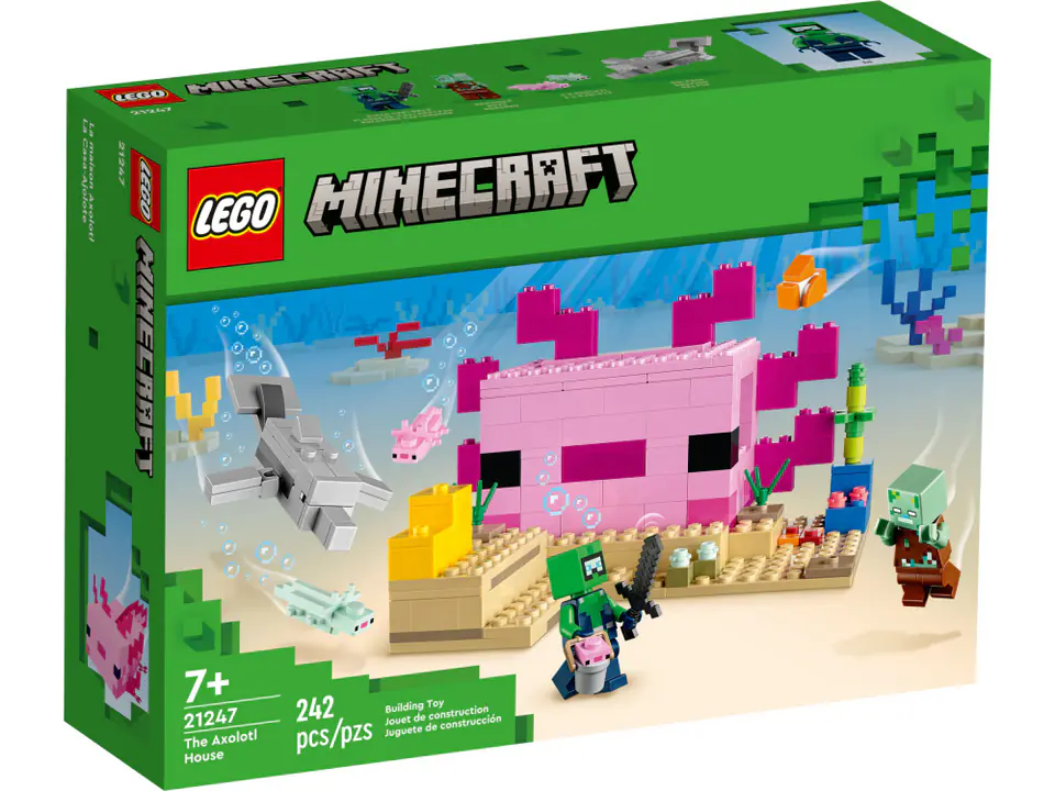 ⁨LEGO MINECRAFT 21247 THE AXOLOTL HOUSE⁩ at Wasserman.eu