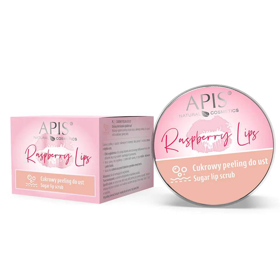 ⁨Apis raspberry lips cukrowy peeling do ust 10 ml⁩ w sklepie Wasserman.eu