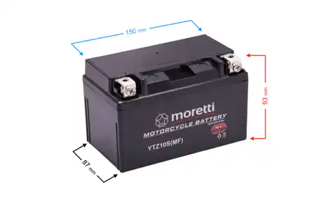 ⁨Akumulator Moretti AGM (Gel) MTZ10S⁩ w sklepie Wasserman.eu