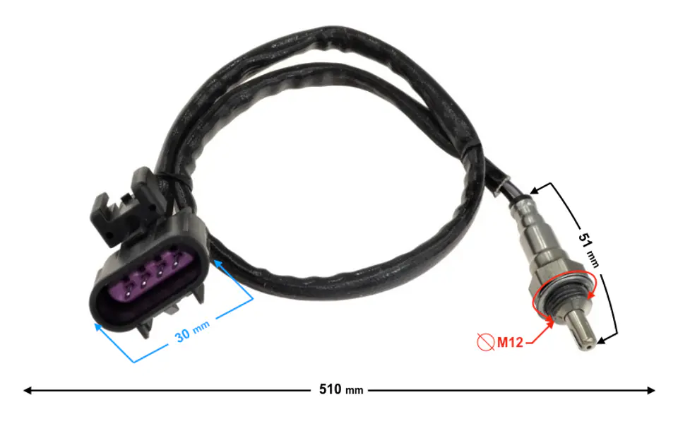 ⁨Sonda Lambda Delphi ( B-max )⁩ w sklepie Wasserman.eu