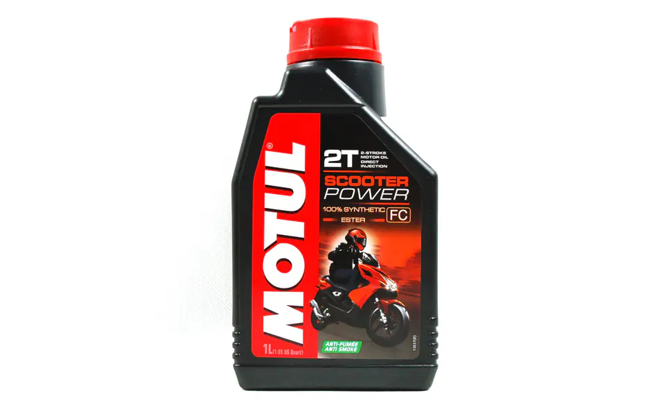 ⁨Olej silnikowy Motul Scooter Power 2T syntetyczny (1L)⁩ w sklepie Wasserman.eu