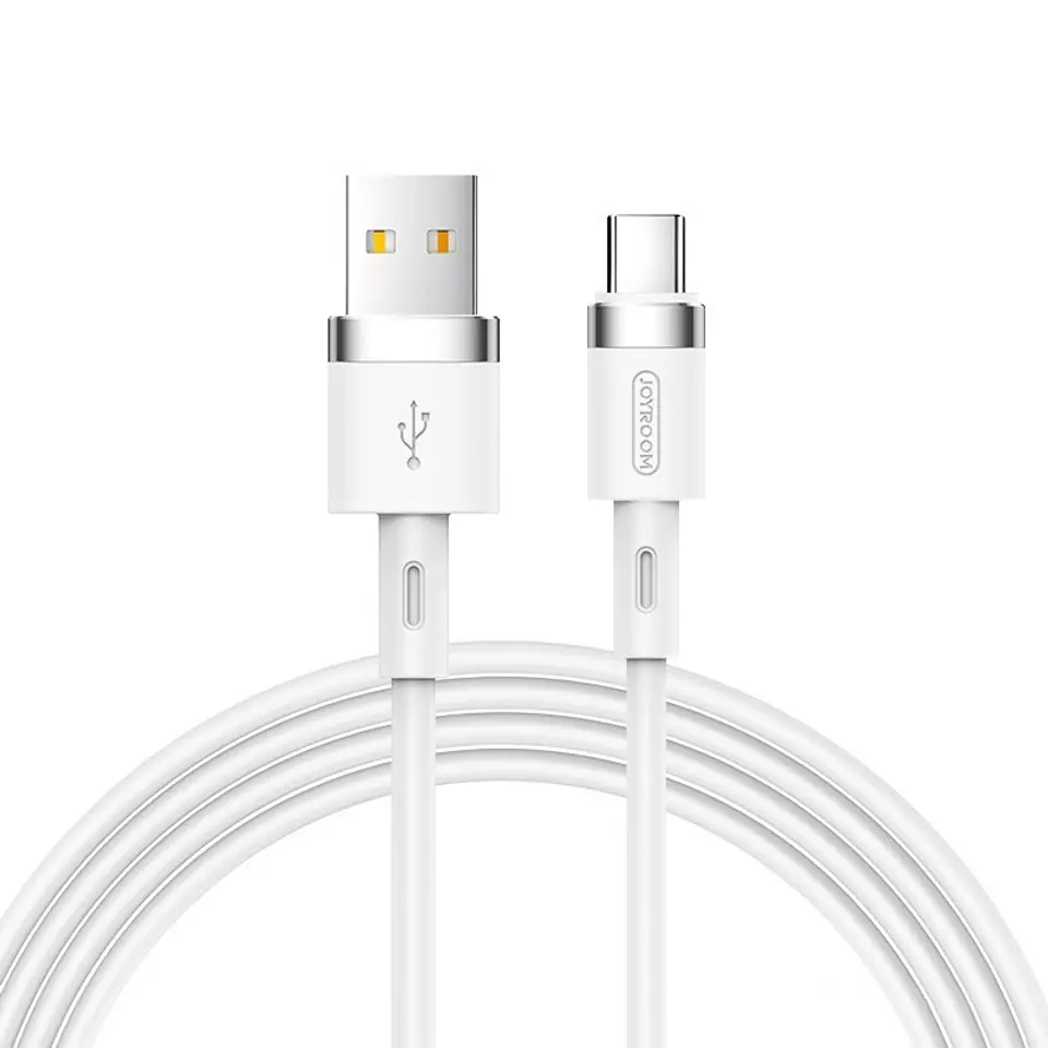 ⁨Kabel przewód USB - USB-C 2.4A 1.2 m biały⁩ w sklepie Wasserman.eu