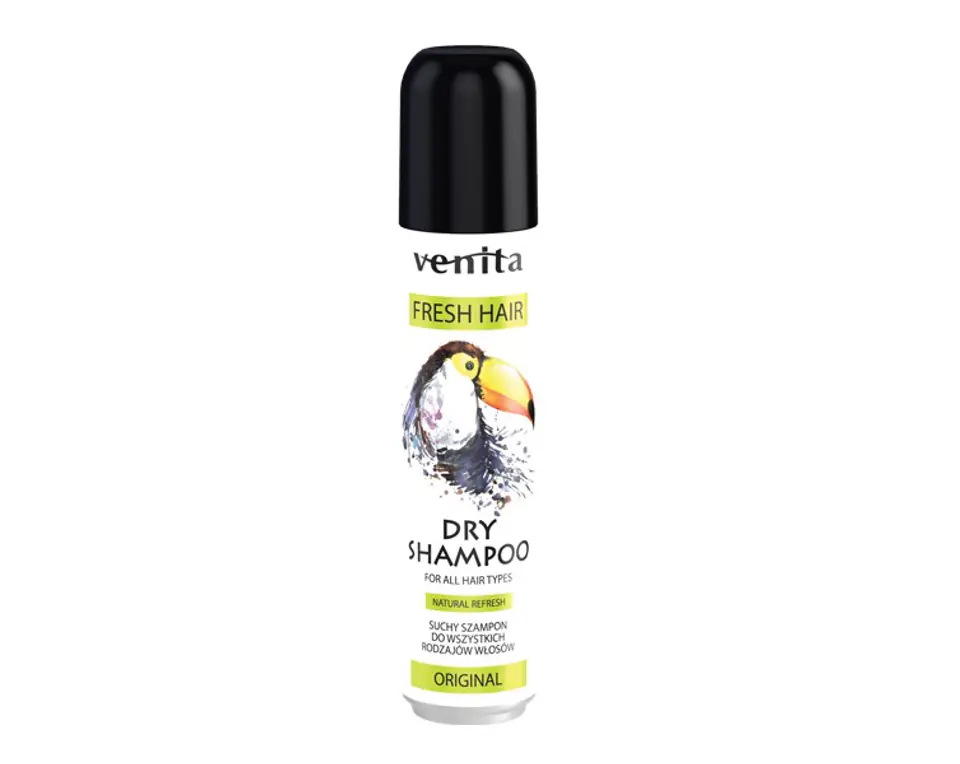 ⁨VENITA Fresh Hair Suchy Szampon do wszystkich rodzajów włosów - Original 75ml⁩ w sklepie Wasserman.eu