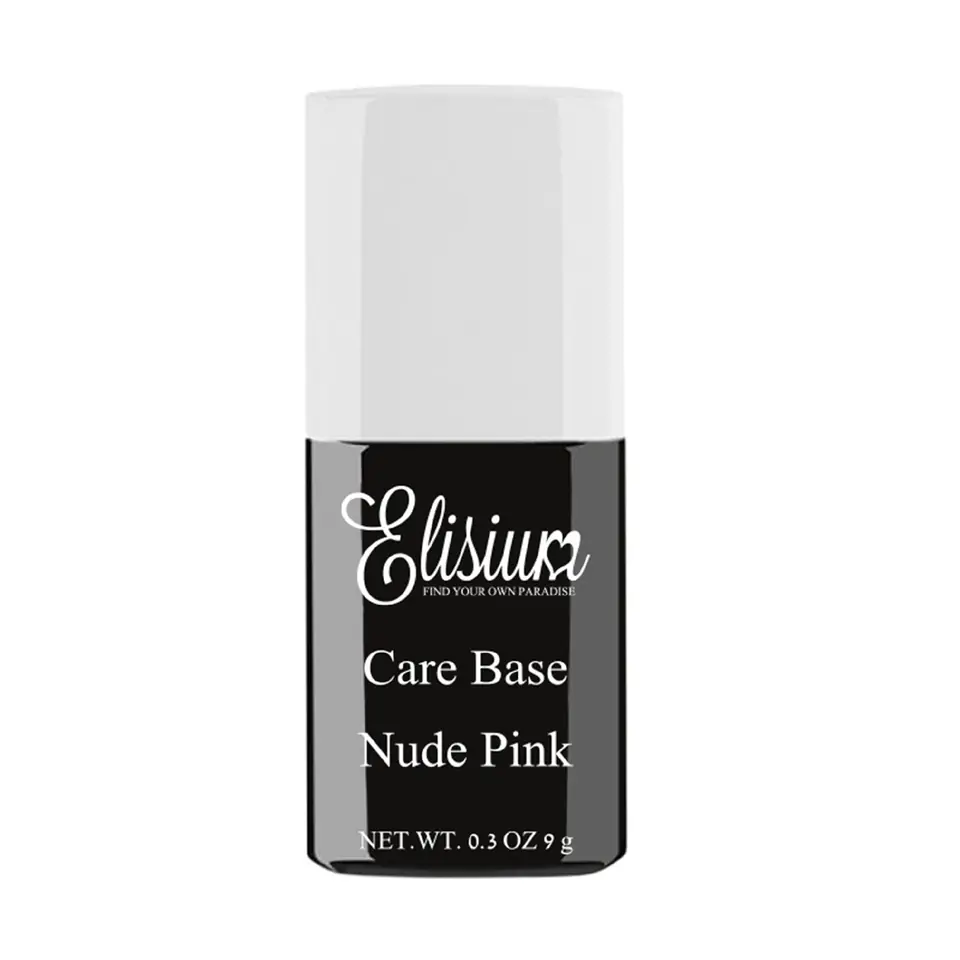 ⁨ELISIUM Care Base Baza kauczukowa pod lakier hybrydowy - Nude Pink 9g⁩ w sklepie Wasserman.eu