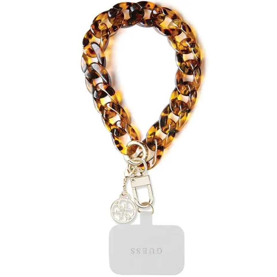 ⁨Guess GUOUCBMC4MT Universal Big Hand Strap Acetate Acrylic 4G Charm⁩ w sklepie Wasserman.eu