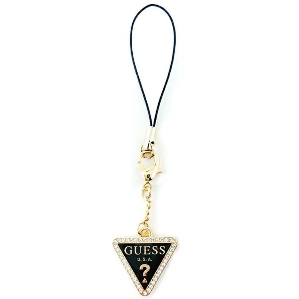 ⁨Guess zawieszka GUCPMTDCK Phone Strap Triangle Diamond Charm with Rhinestones⁩ w sklepie Wasserman.eu