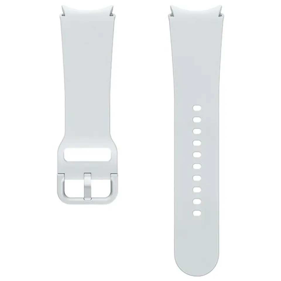 ⁨Pasek Sport Band Samsung ET-SFR93SSEGEU do Watch6 20mm S/M srebrny/silver⁩ w sklepie Wasserman.eu