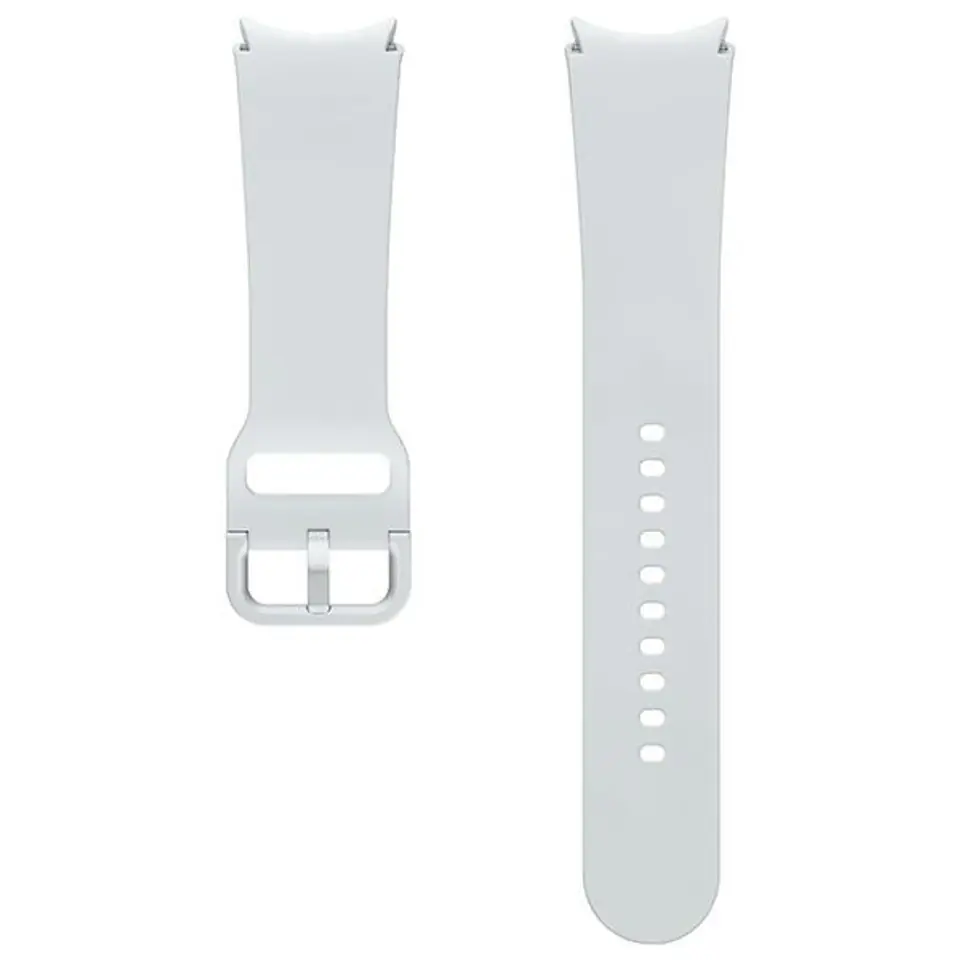 ⁨Pasek Sport Band Samsung ET-SFR94LSEGEU do Watch6 20mm M/L srebrny/silver⁩ w sklepie Wasserman.eu