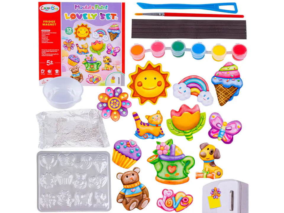 ⁨Creative Set Create Magnet, DIY Cast SWEET SET of 12 Pieces Do It Yourself⁩ at Wasserman.eu