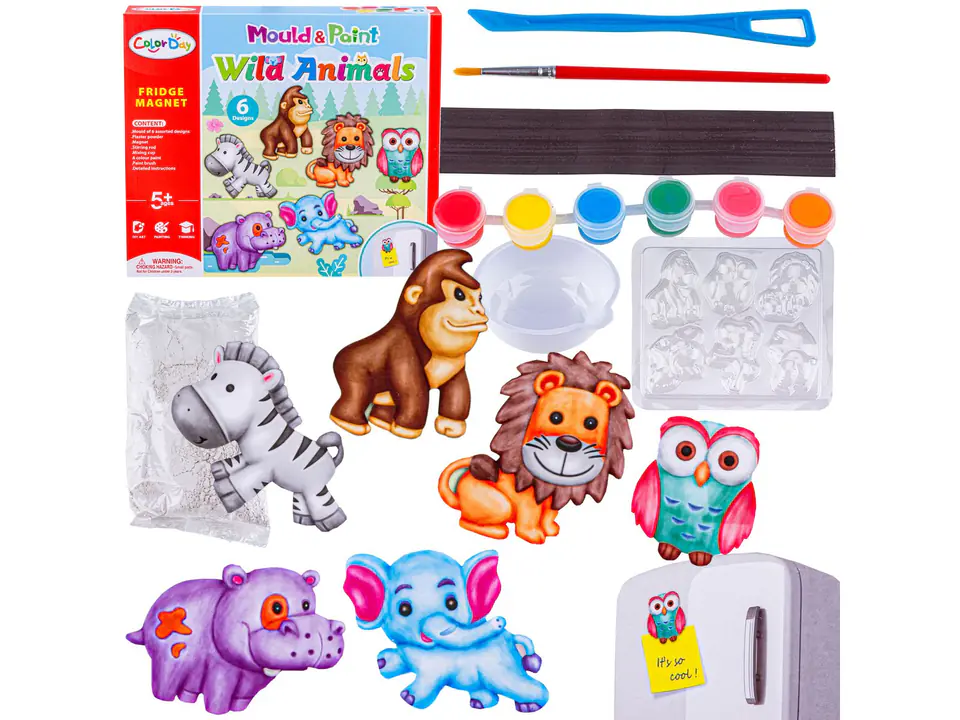 ⁨Creative Set Create Magnet, DIY Cast WILD ANIMALS DO IT YOURSELF⁩ at Wasserman.eu