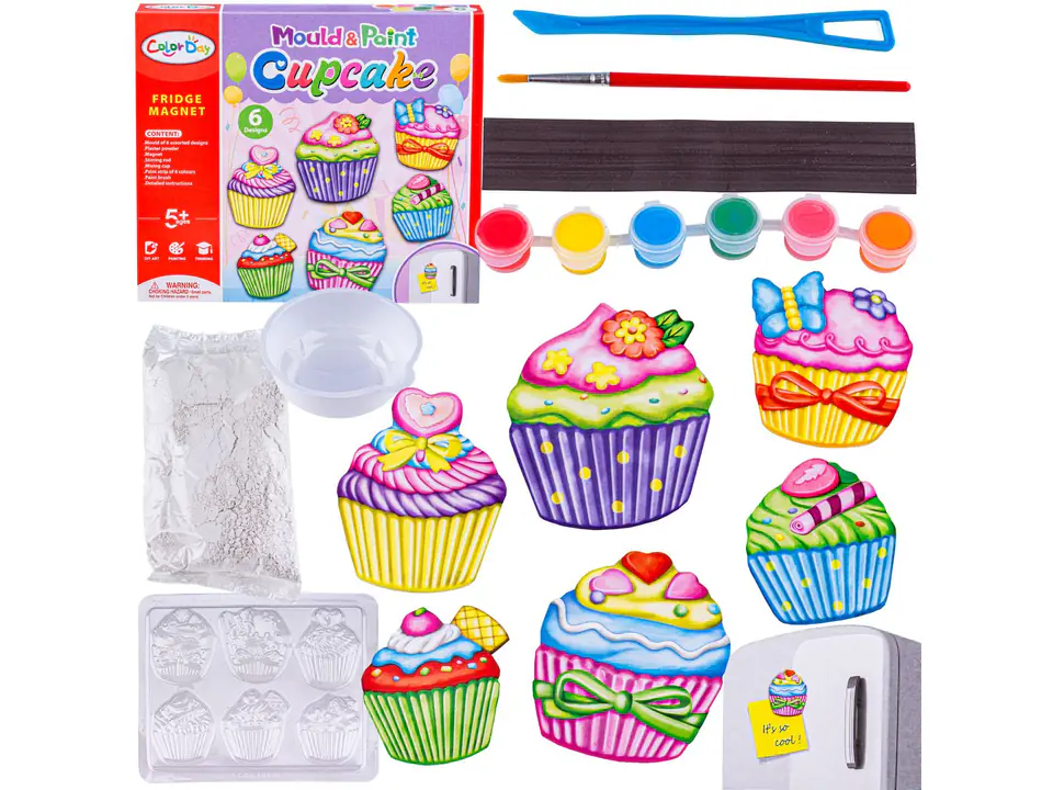 ⁨Creative Set Create a Magnet, DIY Cast Muffins, DIY Muffins Do It Yourself⁩ at Wasserman.eu