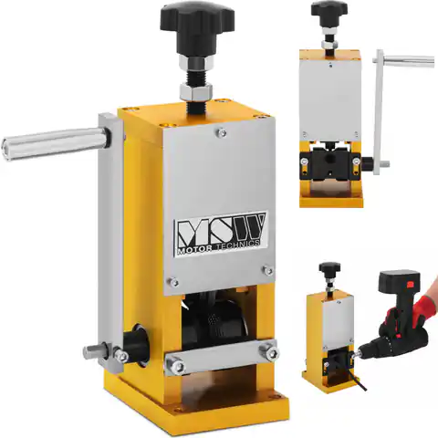 ⁨Insulator beading machine for stripping insulation from cables and wires MSW-Wirestripper-006⁩ at Wasserman.eu