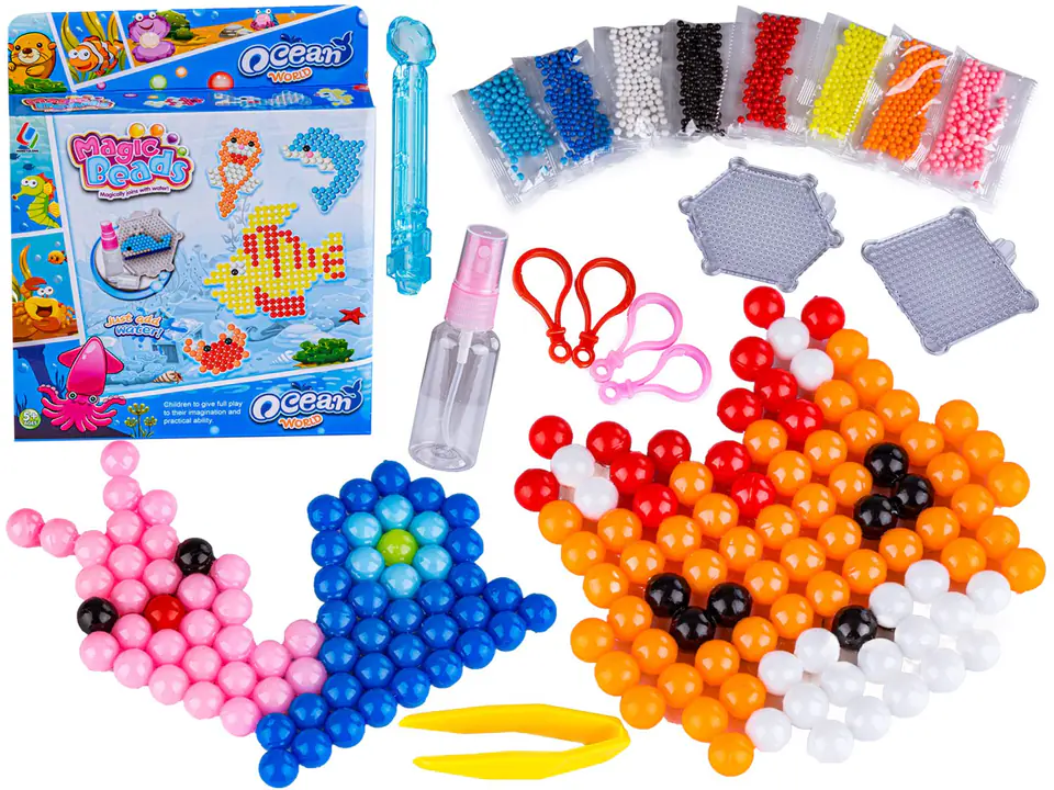 ⁨Water beads OCEAN 800 Pieces 8 Colors⁩ at Wasserman.eu