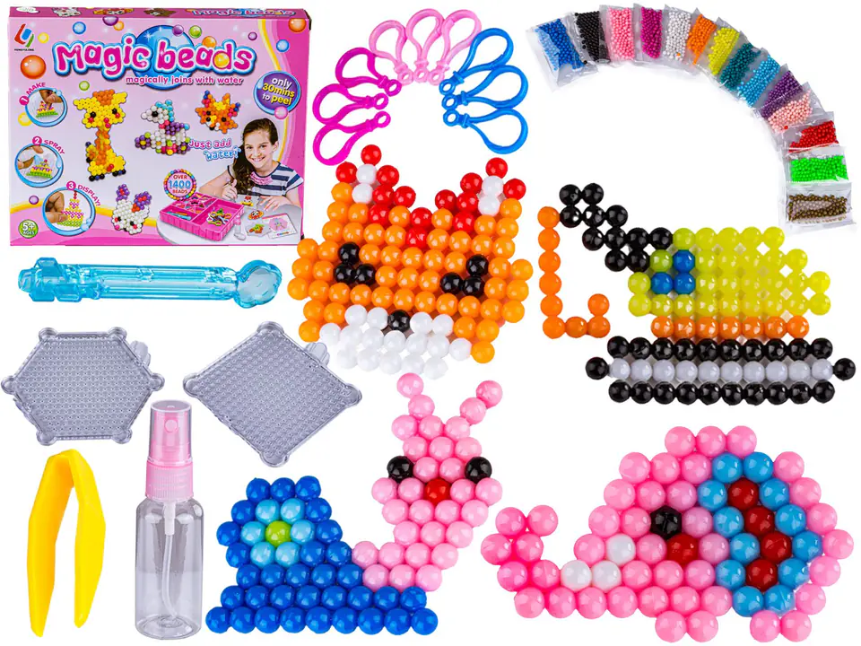 ⁨Water beads Set of 1400Pcs + Accessories⁩ at Wasserman.eu