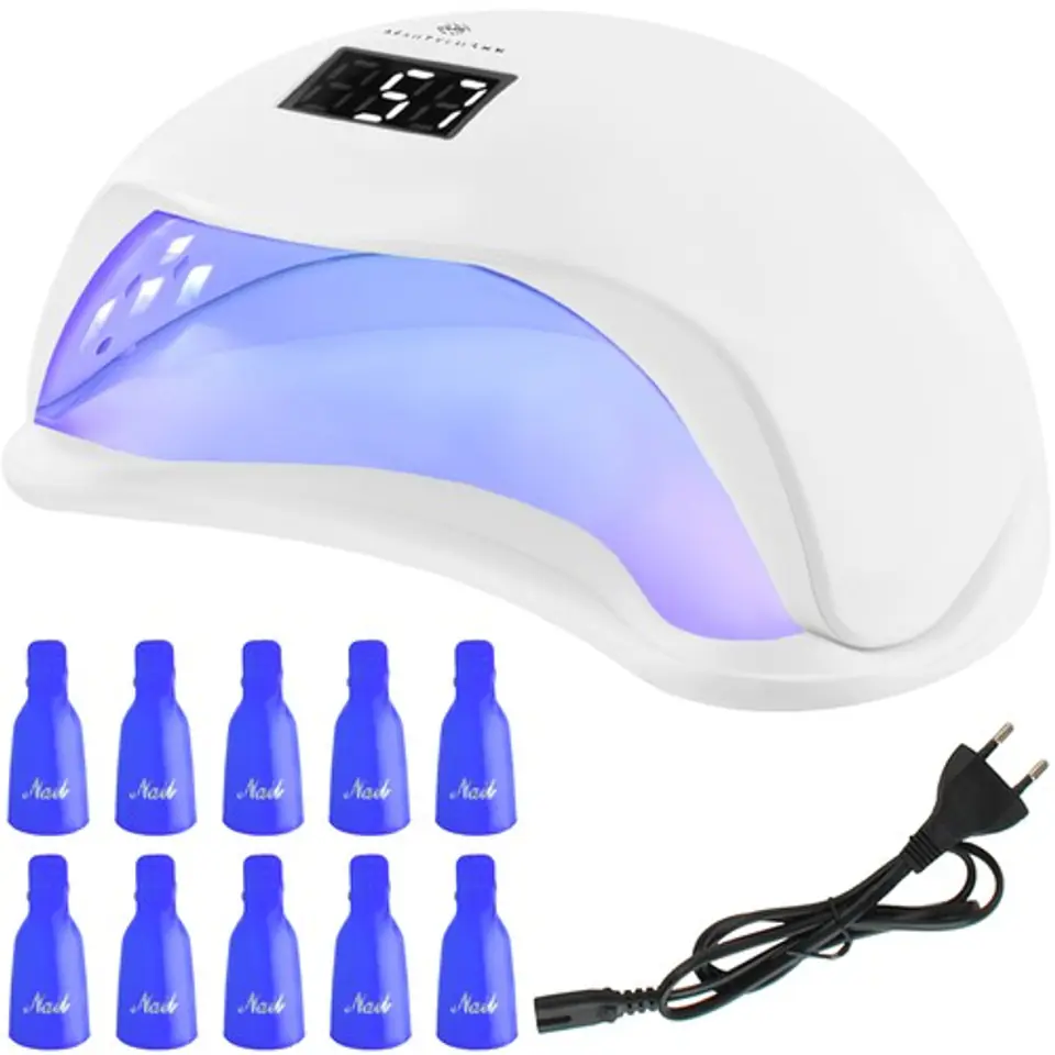 ⁨Lampa UV 24 LED 48W + klipsy Beautylushh⁩ w sklepie Wasserman.eu