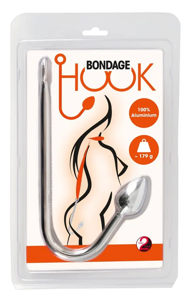 ⁨plug aluminum Bondage Hook 24 cm⁩ at Wasserman.eu