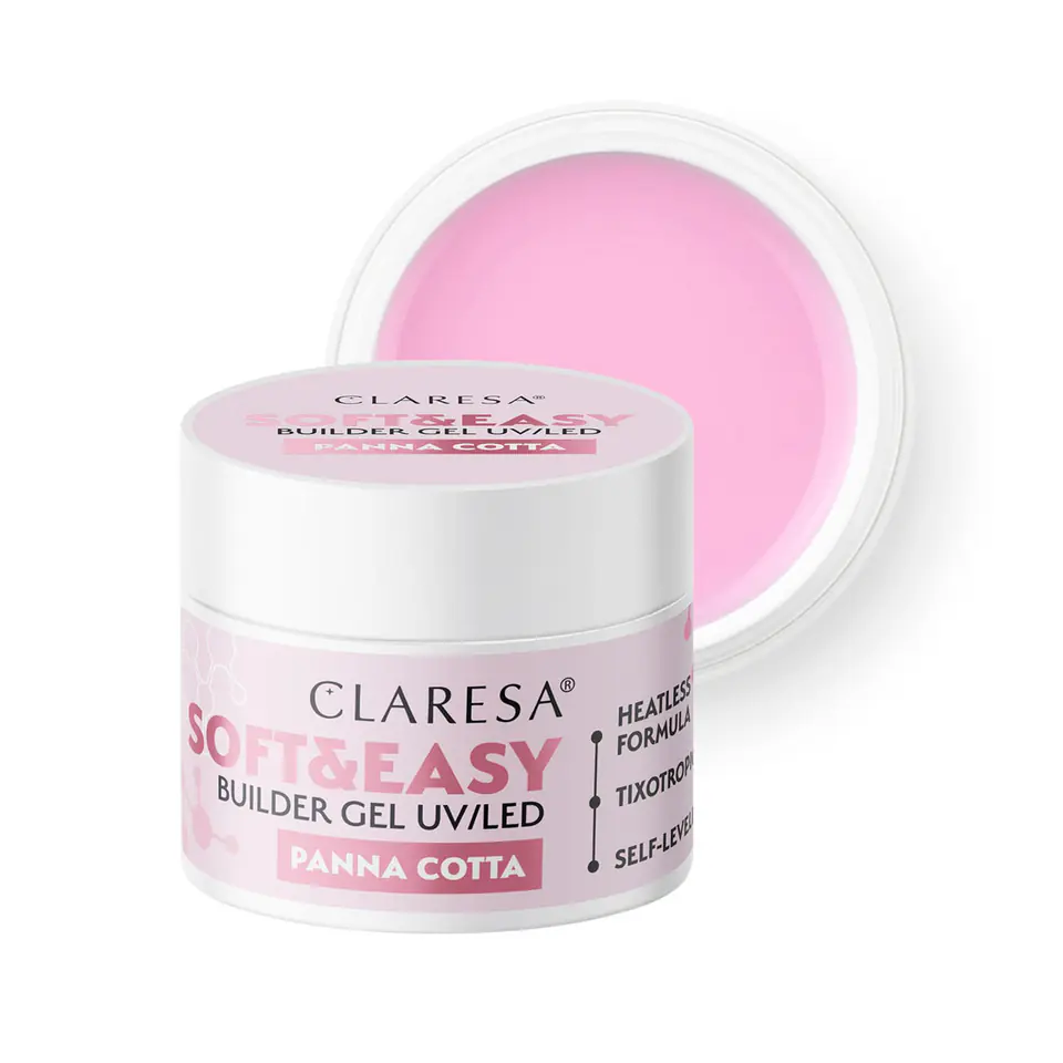 Claresa żel budujący Soft&Easy gel panna cotta 12g w sklepie Wasserman.eu