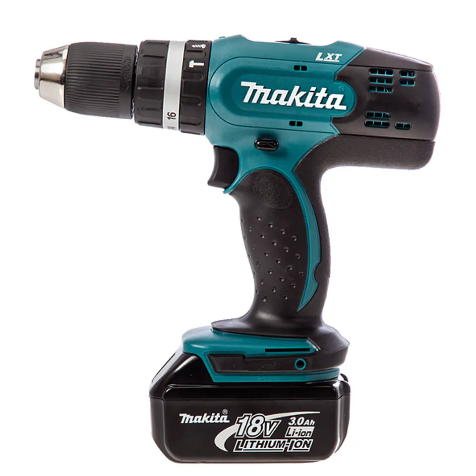⁨Makita DHP453RFE drill Keyless Black,Blue 1.8 kg⁩ at Wasserman.eu