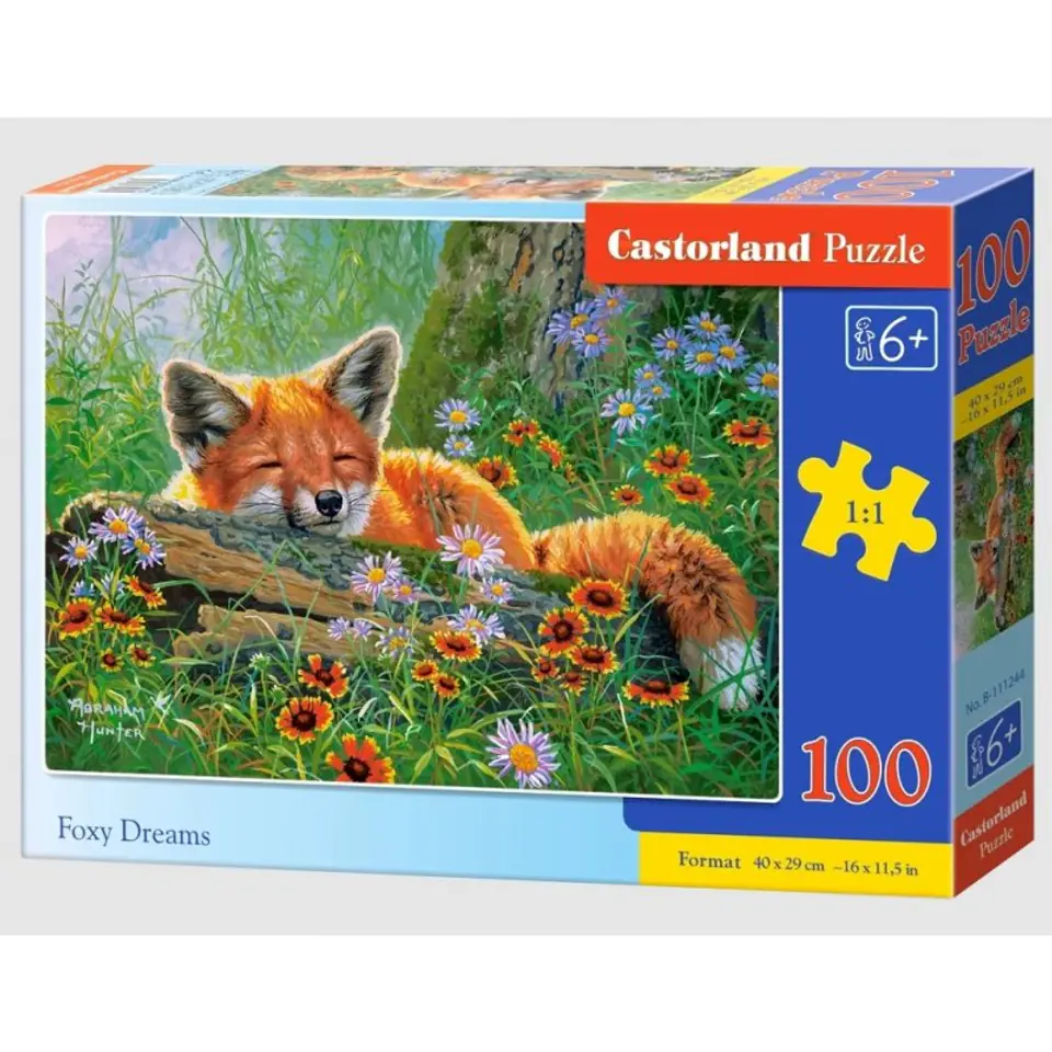 ⁨Puzzle 100 foxy dreams⁩ w sklepie Wasserman.eu