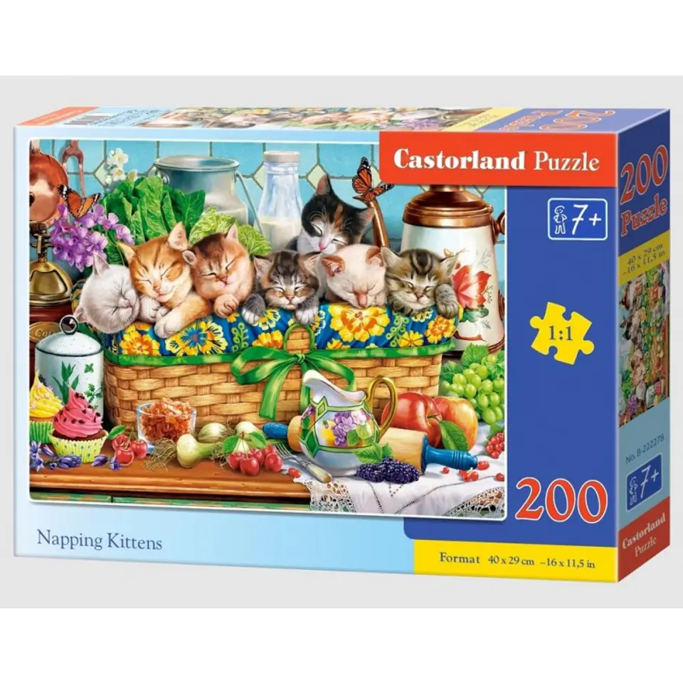 ⁨Puzzle 200 napping kittens⁩ w sklepie Wasserman.eu