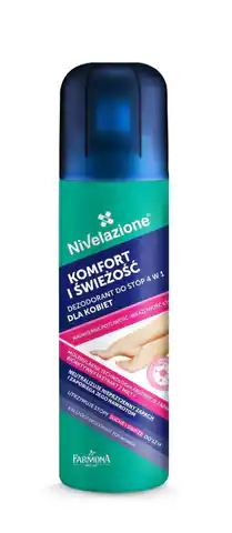 ⁨Farmona Nivelazione Stopy Dezodorant do stóp 4w1 dla kobiet "Komfort i Świeżość" 180ml⁩ w sklepie Wasserman.eu