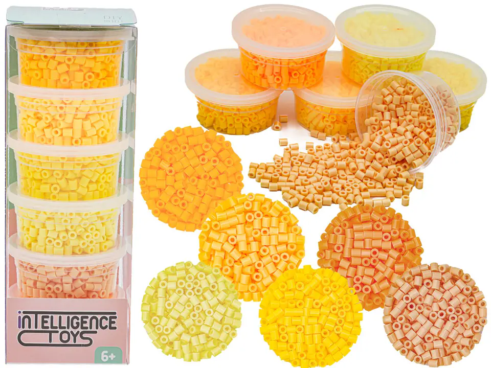 ⁨Ironing Beads 3000pcs, Ironing Machines, Ironing Machines, 6 Colors, Stock - SUNNY SHADES OF YELLOW⁩ at Wasserman.eu