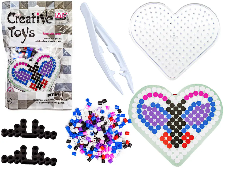 ⁨Ironing beads, Ironing machine, Template, SACHET BUTTERFLY HEART⁩ at Wasserman.eu