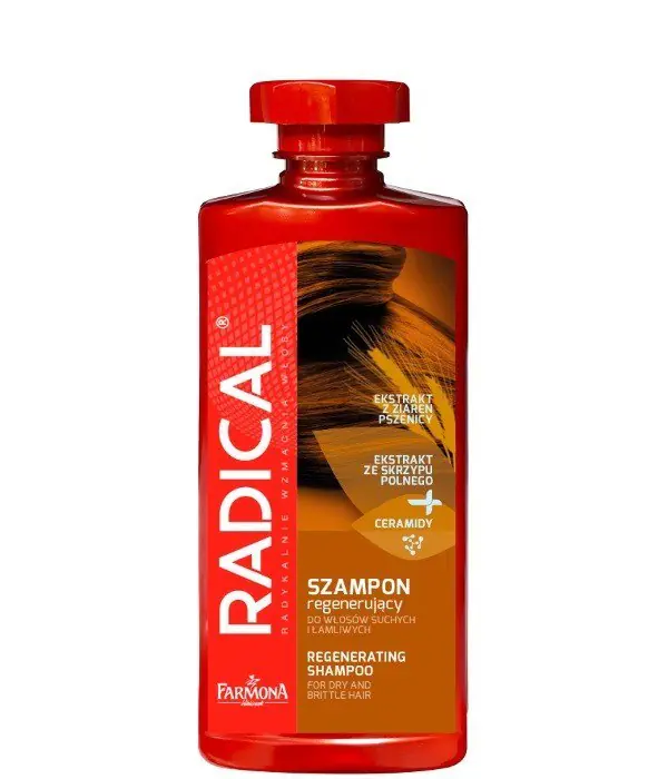 ⁨Farmona Radical Szampon regenerujący do włosów suchych i łamliwych 400ml⁩ w sklepie Wasserman.eu