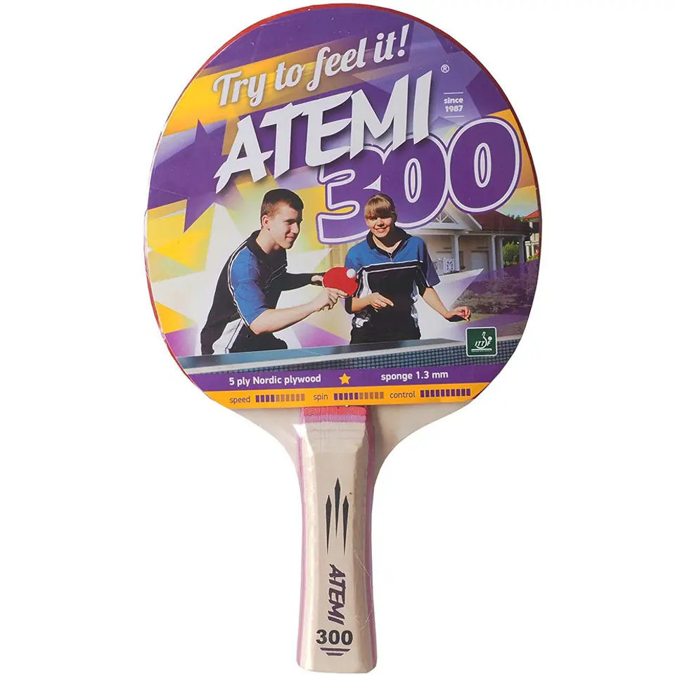 ⁨New Atemi 300 concave - ping pong racket⁩ at Wasserman.eu