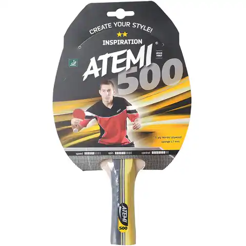 ⁨New Atemi 500 concave - ping pong racket⁩ at Wasserman.eu
