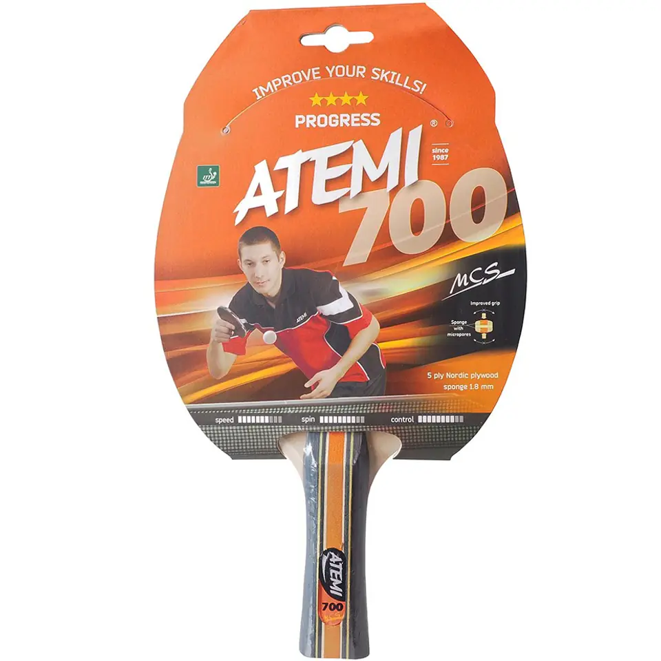 ⁨New Atemi 700 concave - ping pong racket⁩ at Wasserman.eu