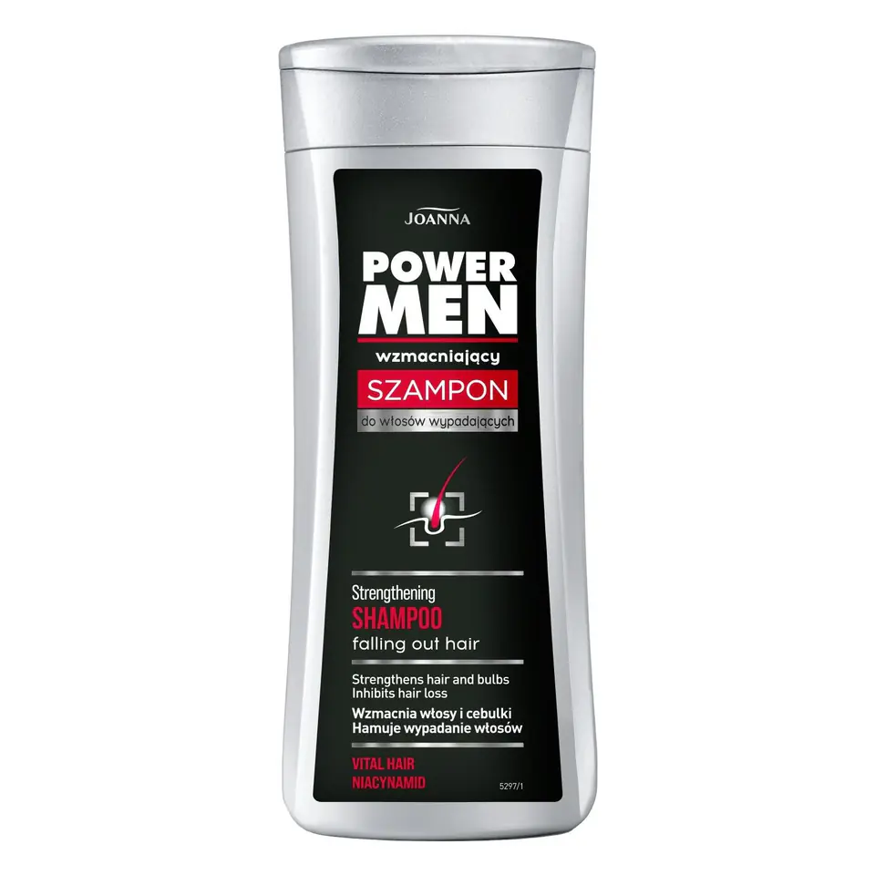 ⁨JOANNA Power Men Szampon wzmacniający do włosów wypadających 200ml⁩ w sklepie Wasserman.eu