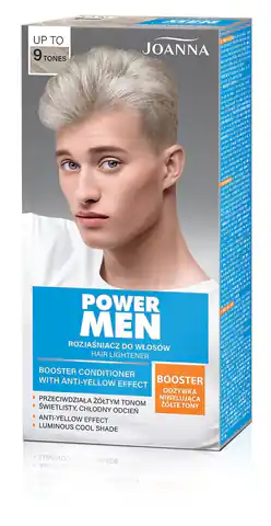 ⁨JOANNA Power Men Rozjaśniacz do włosów (do 9 tonów) 1op.⁩ w sklepie Wasserman.eu