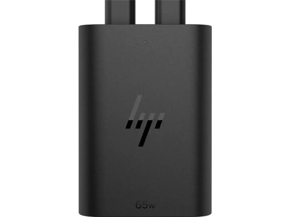 ⁨Zasilacz sieciowy HP GaN USB-C 65W (czarny)⁩ w sklepie Wasserman.eu