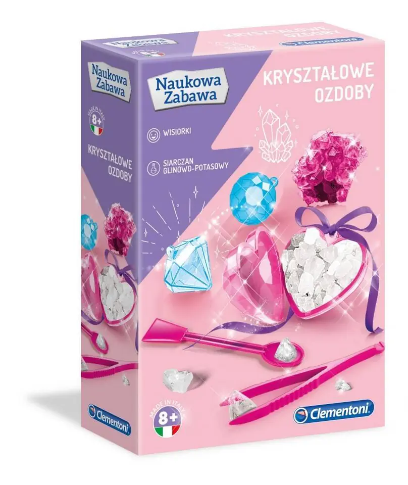 Zestaw kreatywny Kryształowe Ozdoby CLEMENTONI 50070 w sklepie Wasserman.eu