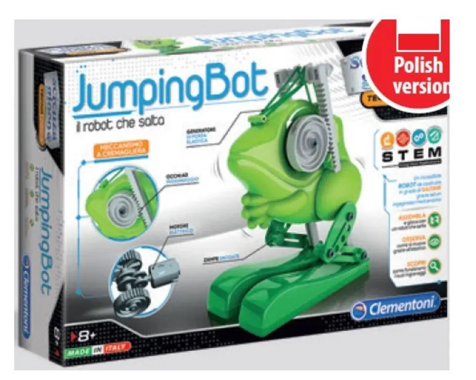 ⁨Zestaw kreatywny Jumping Bot CLEMENTONI 50325⁩ w sklepie Wasserman.eu
