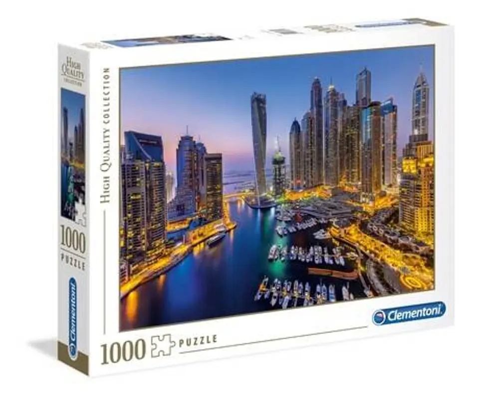 ⁨Puzzle 1000el Dubaj CLEMENTONI 39381⁩ w sklepie Wasserman.eu