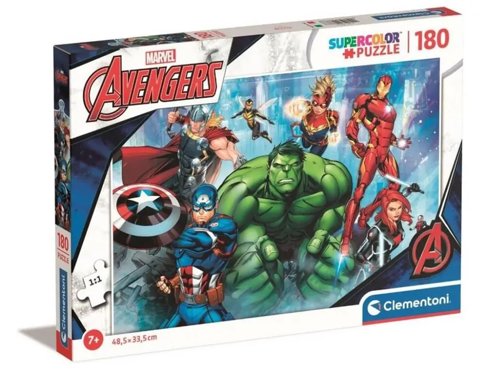 ⁨Puzzle 180 elements Super Color The Avengers⁩ at Wasserman.eu