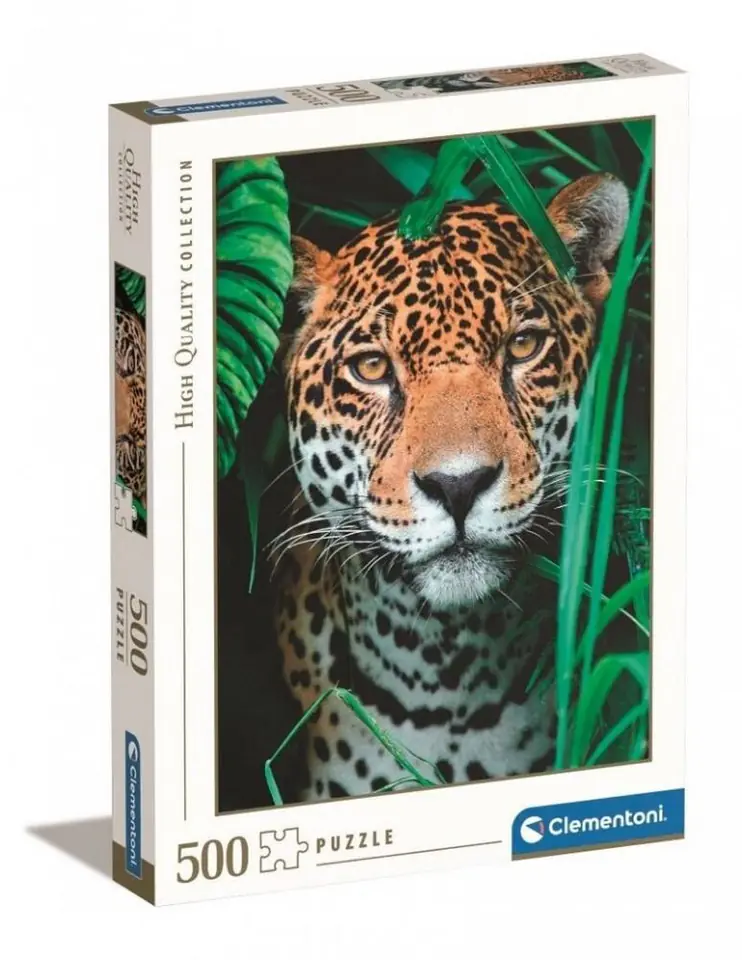 ⁨Puzzle 500 elements High Quality, Jaguar In The Jungle⁩ at Wasserman.eu