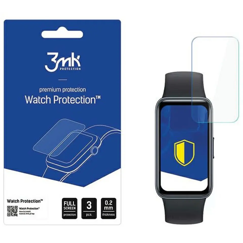 ⁨3MK Folia ARC Watch HUAWEI Band 8Folia Fullscreen⁩ w sklepie Wasserman.eu