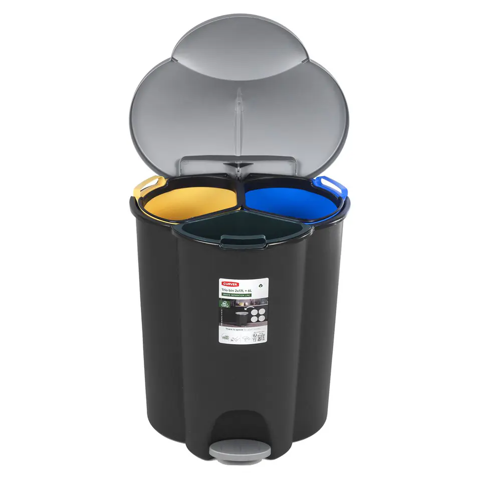 Kosz do segregacji śmieci Curver Trio 40L V2 w sklepie Wasserman.eu