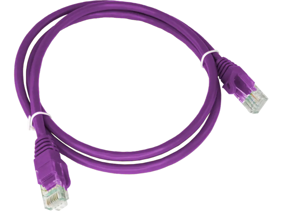 ⁨Patch-cord ALANTEC kat.6A U/UTP fioletowy 0,25m LSOH⁩ w sklepie Wasserman.eu