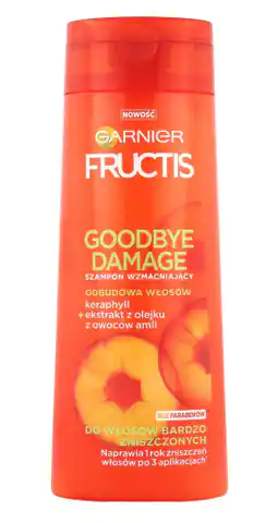 ⁨Fructis Goodbye Damage Szampon do włosów odbudowujący 250ml⁩ w sklepie Wasserman.eu