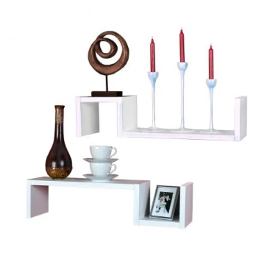 ⁨Stilista wall shelf, white⁩ at Wasserman.eu