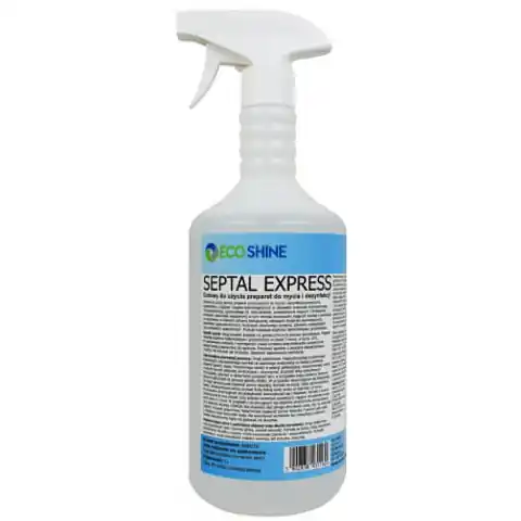 ⁨Bactericidal liquid for washing and quick disinfection of surfaces 1 liter SEPTAL EXPRESS⁩ at Wasserman.eu